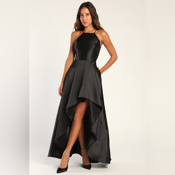 Lulus Dresses & Skirts - NWT Lulus Broadway Show Black High-Low Gown